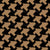 Houndstooth pattern, Black and Gold Image