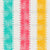 Watercolor Stitch Stripe | Vertical Summer Candy Awning Stripes | Aqua, Pink, Tangerine Orange, Bright Butter Yellow | Treat Truck Summer Collection by Brayberry Design [Small Scale] Image