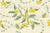 Daffodil Flight: Cottage Garden Yellow Flowers Botanical with Bees On Cream, Daffodil Flight by Cape Fear Quiltery Image