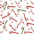Christmas Candy Canes holiday tossed pattern Image