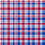 Team Spirit Basketball Plaid Detroit Pistons Inspired Red and Blue Image