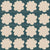 Modern Flower in Cream on Teal Image