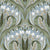 Lily of the Valley Art Nouveau Steel Blue Botanical Floral Image