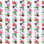 January Floral Vertical Stripes Image