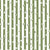 Classic Ticking Stripes in Olive Green Elevated with Charming, Uneven Cut-Out Hearts Image