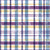 Distressed Rustic Plaid in Purple Blue and Yellow with Vintage Texture Image