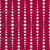 VERTICAL DOTTED STRIPES WITH OP ART EFFECT in christmas red. Bold modern Polka Dots as repeating circle motif with varied scale create a bold graphic look. Ideal for apparel, upholstery, gift wrap, interiors, sewing, and surface design projects. Image