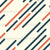 DIAGONAL LINES - Modern pattern featuring blue and orange diagonal lines. The design creates a dynamic, layered look, perfect for contemporary projects needing a touch of bold, minimalist color contrast. Image