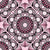 Cherry Blossom Dusky Rose Dot Mandala Diamond Tile Image