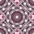Cherry Blossom Dusky Rose Dot Mandala Diamond Tile Image
