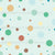Polka Dots Scattered Blue and Mint Green, Horse Carousel Collection by The Sewing Sailor Image