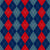 Argyle Pattern, Navy Blue Red Blue, White Stitching Image