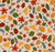 Autumn Forest Chestnut Creamwith Fall Leaves, Ferns, Pinecones, Acorns, and Mushrooms Image