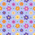 Retro Spring Flowers on Purple Image