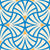 Textured Abstract Beige and Golden Yellow Scallop Florals Bright Blue Wallpaper Image