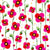Bright Red Pink and Light White Poppies Bold Watercolor Poppy Fields Wallpaper Image
