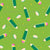 Bright Green and Pink Pencils Shavings Stationery Triangle Retro Leaf Image