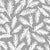 Hand-drawn pine leaves on gray background Image