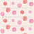 Polka dots simple pink and red hand drawn Image