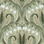 Lily of the Valley Art Nouveau Sage Green Botanical Floral Image