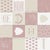 Baptism Cheater Quilt LDS--dusty rose Image