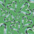 Sea Glass hearts on Solid Kelly Green Pantone 6171 C 5BA763 Image