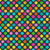 Party Time Polkadots in Candy Rainbow Colors on Navy Image