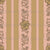 Liliths Scrolls Floral Stripes Camel Yellow & Peach Image