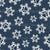 Paw Print Snowstorm on Navy Image