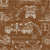 Construction Truck Blueprint by MirabellePrint / Rust Linen Textured Background Image