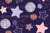 Charmed Halloween - Pink Retro Pop Halloween Shapes - Pastel Geometric Bats, Circles, Stars Image