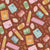 Colorful Pastels and Dark Brown Back to School Classroom Stationery Image