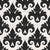 Pretty In Paris - Black Damask on Cream Image