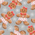 Gingerbread Girl Cookie on Gray Image