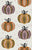 Folk Art Halloween Fall Ornate Pumpkins in Brown Mustard and Pink Image