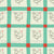 Hen and Rooster Collection-Struttin' Hen on Diner Red and Pyrex50 Blue Gingham Check-Dave's Diner Palette Image