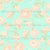 Peaches & Cream Floral Delicate peach & cream colored flowers with soft sage foliage on an aqua blue background Beautiful romantic print for adults and for babies & kids.  Peaches & Cream Collection Image