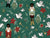 Nutcrackers Christmas on mistletoe green for kids clothing Image