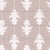 Ikat Oak Leaves White Batik Lilac Stripes Botanical Japandi, Ikat Oak Leaves by Dawn K Designs Image