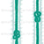 Small Beachy Bright Rope Stripe in Teal and Cool Blue, Beachy Bright Summer by T Anne J Designs Image