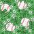 Baseball Coquette Floral in Green Image