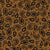 Western Paisley in Orange and Black Image