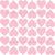 Pink Hearts Pattern, Romantic, Love Image