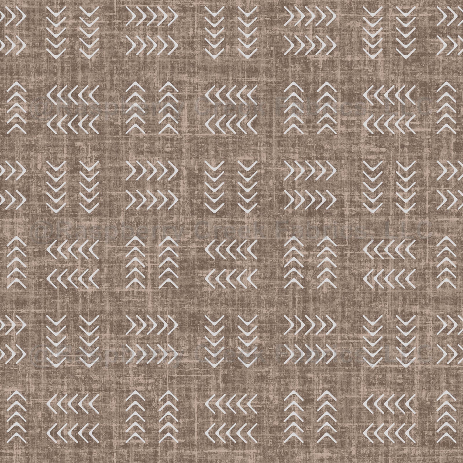 Arrows on Medium Brown Linen