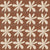 Modern Bloom in Cream on Terracotta Image