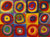 CONCENTRIC CIRCLES - WASSILY KANDINSKY - Wallpaper Image