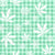 Marijuana Snowstorm on Mint Gingham Image