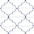 Navy Blue Arabesque Tile Image