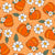 Little Pumpkin Daisy Floral Orange Image