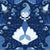 Blue Mermaid monochrome Image